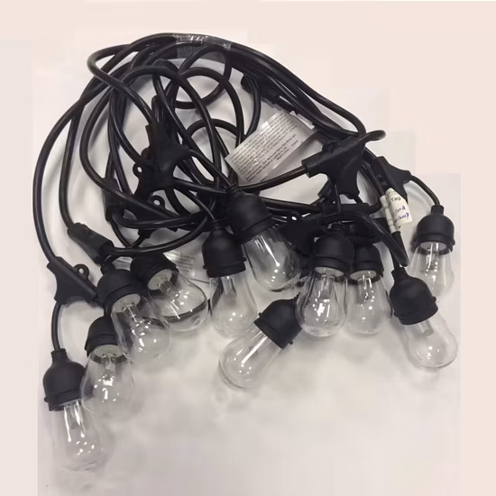LED Outdoor Christmas Globe Festoon Cafe Patio String Light
