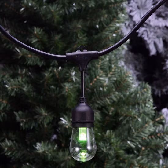 LED Outdoor Christmas Globe Festoon Cafe Patio String Light