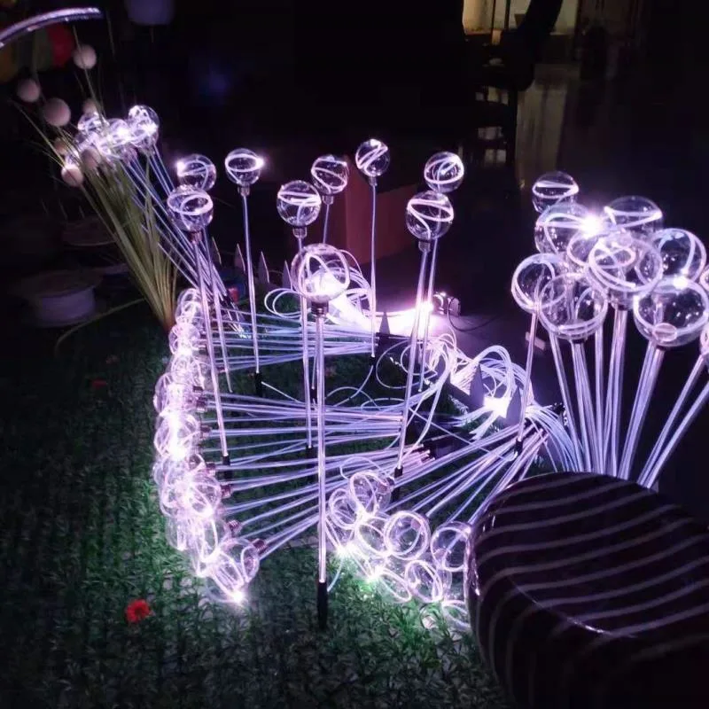 Outdoor Fiber Optic Garden Lighting for Holiday