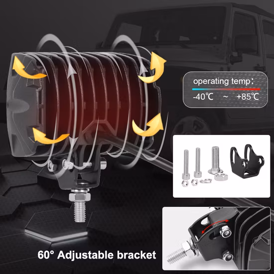 Lampadina fendinebbia a LED per 15-19 Dodge Charger SRT Hellcat 14-19 Grand Cherokee Coppia