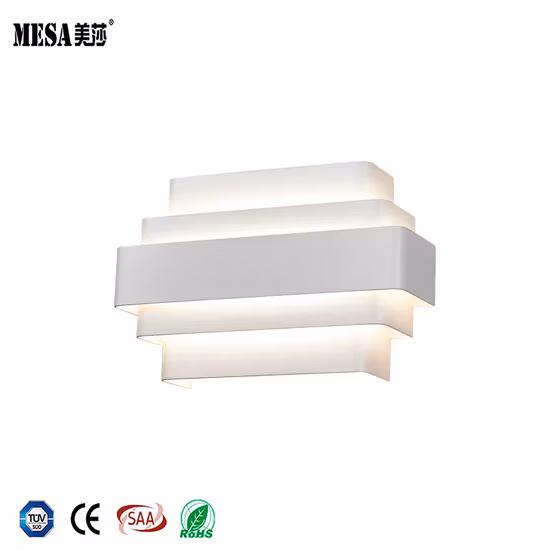 Moderna applique a LED, progetto di illuminazione decorativa per applique da parete