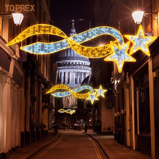 Opzioni multicolori per decorazioni natalizie all'aperto, luci a tema LED 2D